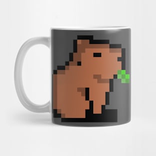 capybara pixel art Mug